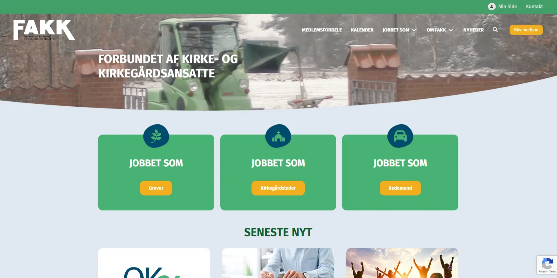 This shows the landing page of FAKK